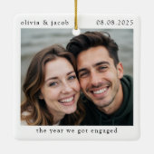 私たちが撮影した得年婚約した セラミックオーナメント (裏面)