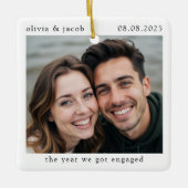 私たちが撮影した得年婚約した セラミックオーナメント (正面)