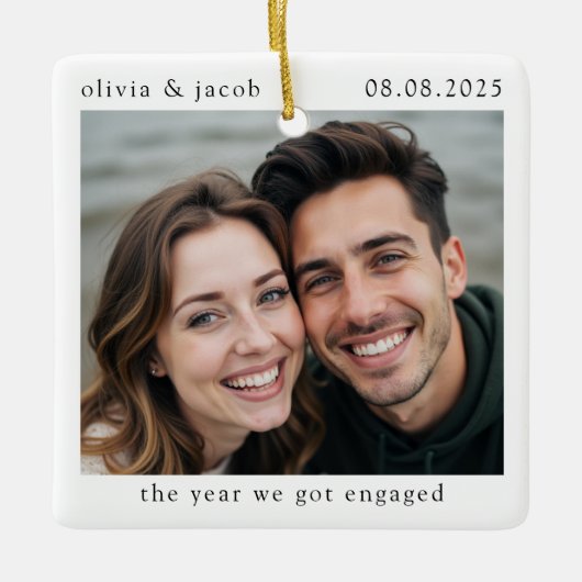 私たちが撮影した得年婚約した セラミックオーナメント (正面)