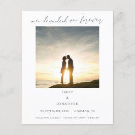 私たちが決めた予算は永遠に写真の日付を保存