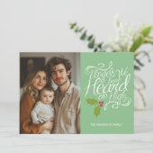 私たちが聞いた天使 – クリスマスお洒落の写真 シーズンカード (スタンド正面)