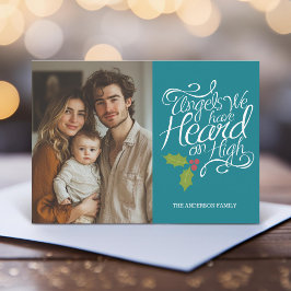 私たちが聞いた天使 – クリスマスお洒落の写真 シーズンカード