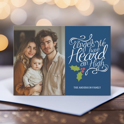 私たちが聞いた天使 – クリスマスお洒落の写真 シーズンカード