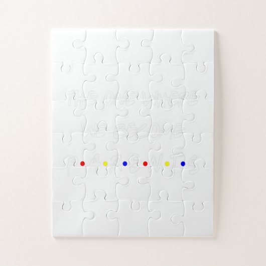 私たちが親になる所で妊娠が発表される ジグソーパズル (縦)