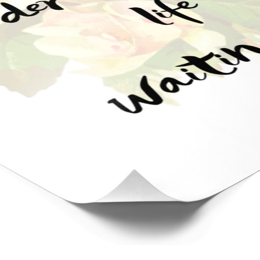 私たちが計画した人生を捨てなさい フォトプリント            (角)