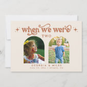 私たちが赤ちゃんだった頃のウェディングテーブルナンバー (正面)