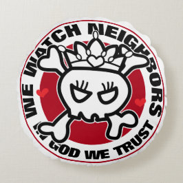 私たちが隣人を見るプリンセスに会う ラウンドクッション