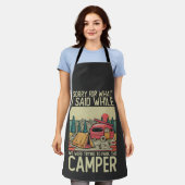 私たちが駐車しようとした間に言ったことをごめんなさい エプロン (着用した状態)