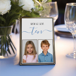 私たちが10人の子供の写真ブルースクリプト結婚の テーブルナンバー