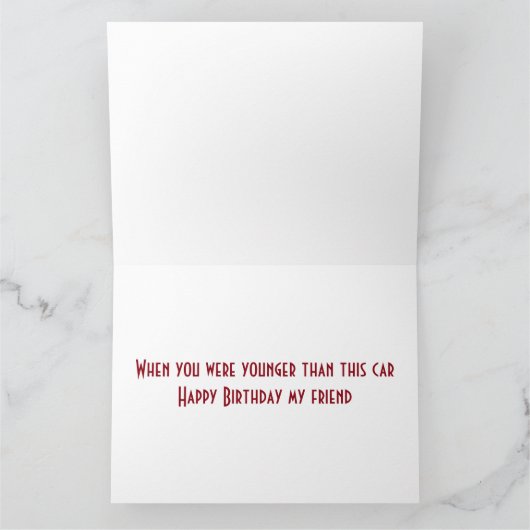 私たちが「若い」日だった時のカードを覚えている カード (内部)