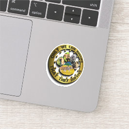 私たちだけが野生生物の足跡コラージュのステッカーを行うことができる シール