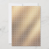 私たちだけで式を挙げました！ ミニマルゴールドカリグラフィーお祝い 招待状 (裏面)