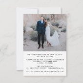 私たちだけの結婚報告 招待状 (裏面)