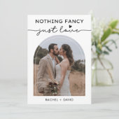 私たちだけの結婚式 カード アーチ フォト 極秘結婚発表 (スタンド正面)