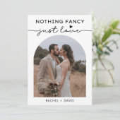 私たちだけの結婚式 カード アーチ フォト 結婚発表 (スタンド正面)