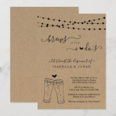 私たちだけの結婚式 受付のみの小さな結婚式 招待状 (正面/裏面)