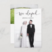 私たちだけの結婚式 結婚報告 招待状 フォト (正面/裏面)