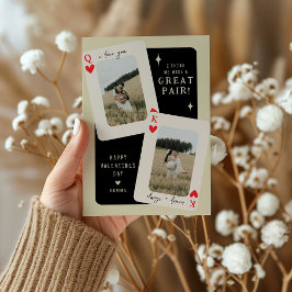 私たちって最高のペアです キング/クイーン フォト バレンタインズ シーズンカード