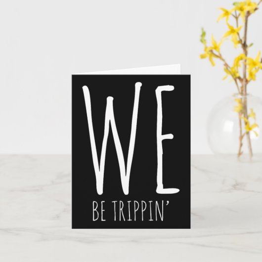 私たちとっても楽しい友達カップル家族旅行 カード (黄色い花)