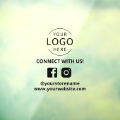 私たちとつながる ソーシャルメディアマーケティング ウィンドウサイン (シート3)