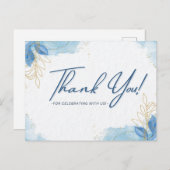 私たちと一緒にお祝いしてくれてありがとう ポストカード (正面/裏面)