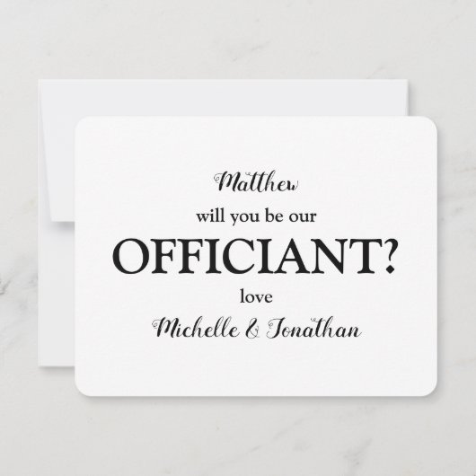 私たちと一緒にお願いします! 結婚する気はありますか 招待状 (裏面)