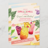 私たちと一緒にリラックス 招待状 (正面/裏面)