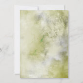 私たちと一緒に大地の色の水彩画でお祝いを 招待状 (裏面)