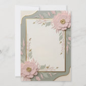 私たちと一緒に愛を祝おう 招待状 (裏面)