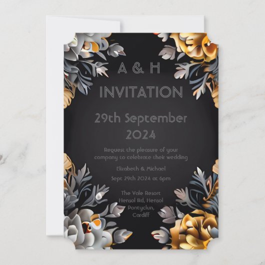 私たちと一緒に新たな旅を始めましょう 招待状 (正面)