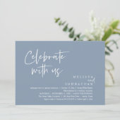 私たちと一緒に現代の結婚披露宴を祝いましょう 招待状 (スタンド正面)