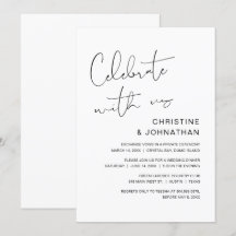 私たちと一緒に現代的な結婚式の隠し結婚を祝いましょう