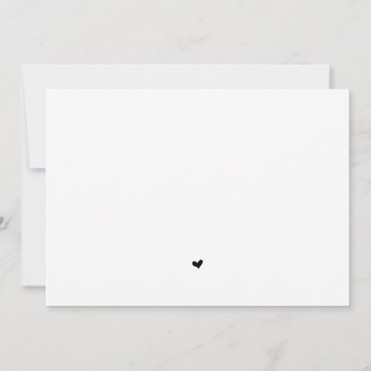 私たちと一緒に祝いましょう ウェディングエロープメントパーティーの招待状 招待状 (裏面)