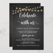 私たちと一緒に祝いましょう、ラスティックエロプメントパーティー招待状 招待状 (正面/裏面)