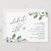 私たちと一緒に祝いましょう, 結婚式のリハーサルディナー 招待状 (正面)