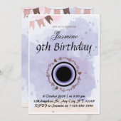 私たちと一緒に祝誕生日招待状 招待状 (正面/裏面)