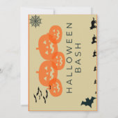 私たちと一緒に、最も怖いハロウィンパーティーに参加しよう！ 招待状 (裏面)