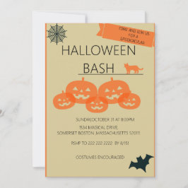私たちと一緒に、最も怖いハロウィンパーティーに参加しよう! 招待状
