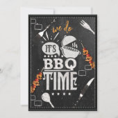 私たちと一緒にBBQタイム サマー パーティー ご招待 招待状 (正面)