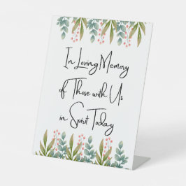 私たちと共にみんなの思い出を愛して 台座サイン