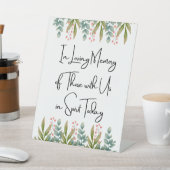 私たちと共にみんなの思い出を愛して 台座サイン (インサイチュ)