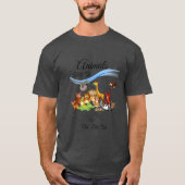 私たちと共に生きる動物たち レトロ Tシャツ (正面)