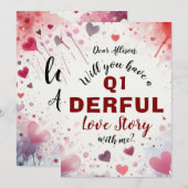 私たちとQ1nderfulなラブストーリーを紡ぎませんか？ シーズンカード (正面/裏面)