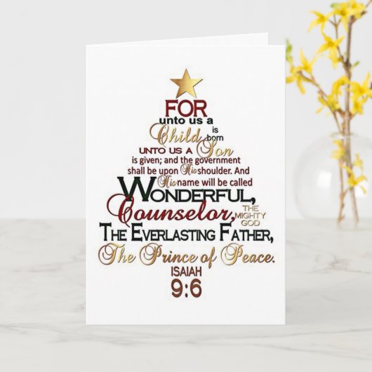 **私たちにとっては、子どもは、聖生まれ降誕祭お目出とう。 カード (黄色い花)