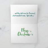 私たちにとって子供はク生まれリスマスカード シーズンカード (内部)