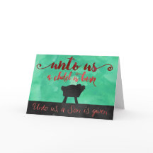 私たちにとって子供はク生まれリスマスカード