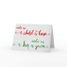 私たちにとって子供はク生まれリスマスカード