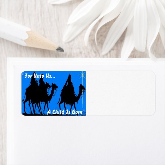 「私たちにとって子供は生まれ差出人住所ラベル ラベル (インサイチュ)