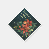 私たちにとって子供は生まれ聖なる書物、 経典ページ スタンダードカクテルナプキン (角)