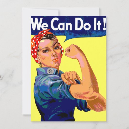 私たちにはできる 招待状 (正面)